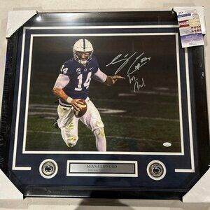 Sean Clifford autograph signed Penn State We are 16x20 photo framed JSA